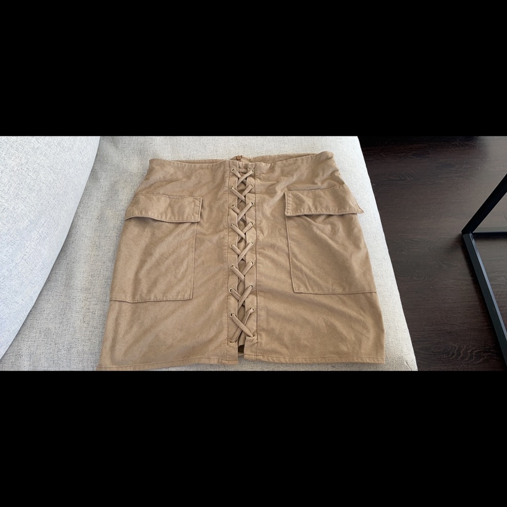 Pencil Skirt Front Straps